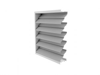 VL-100S twin weather stop ventilation louvres